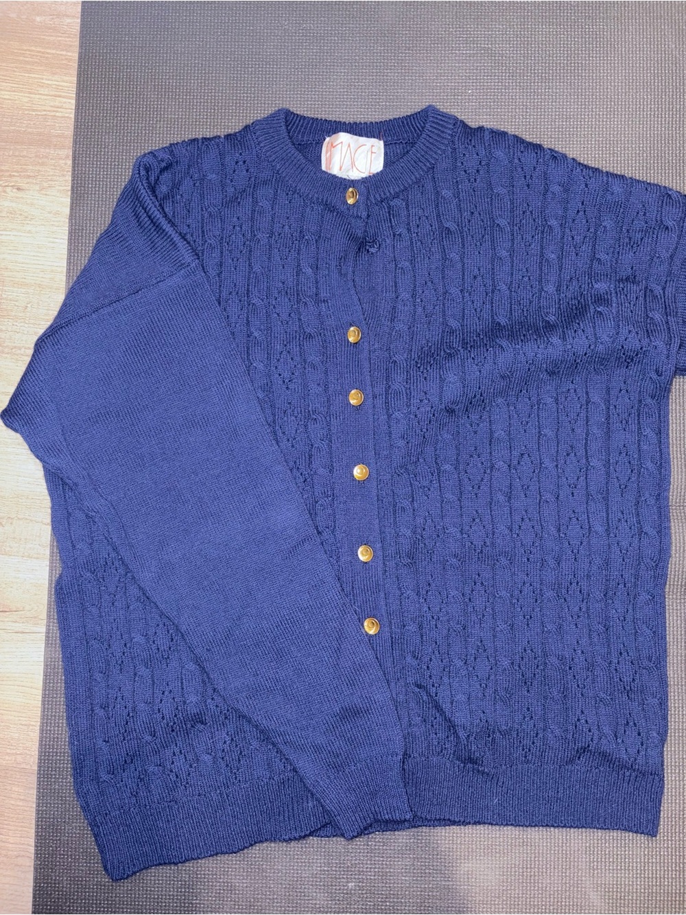 Knit Button Up Cardigan